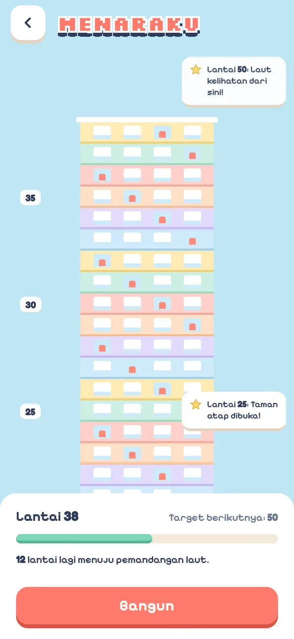 Menaramu tumbuh lantai demi lantai di Block Skyline